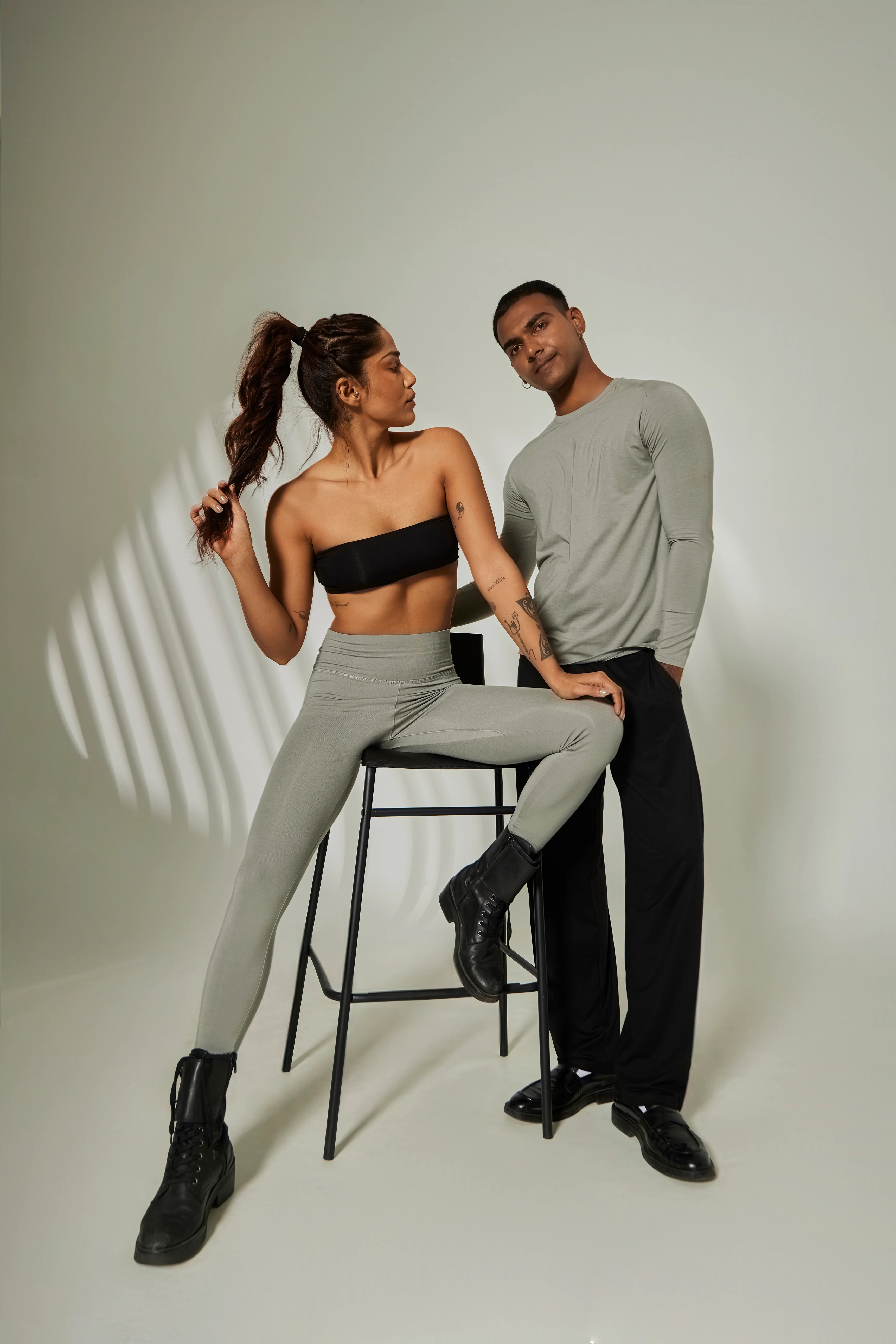 Aero Leggings Weather Grey - Image 6
