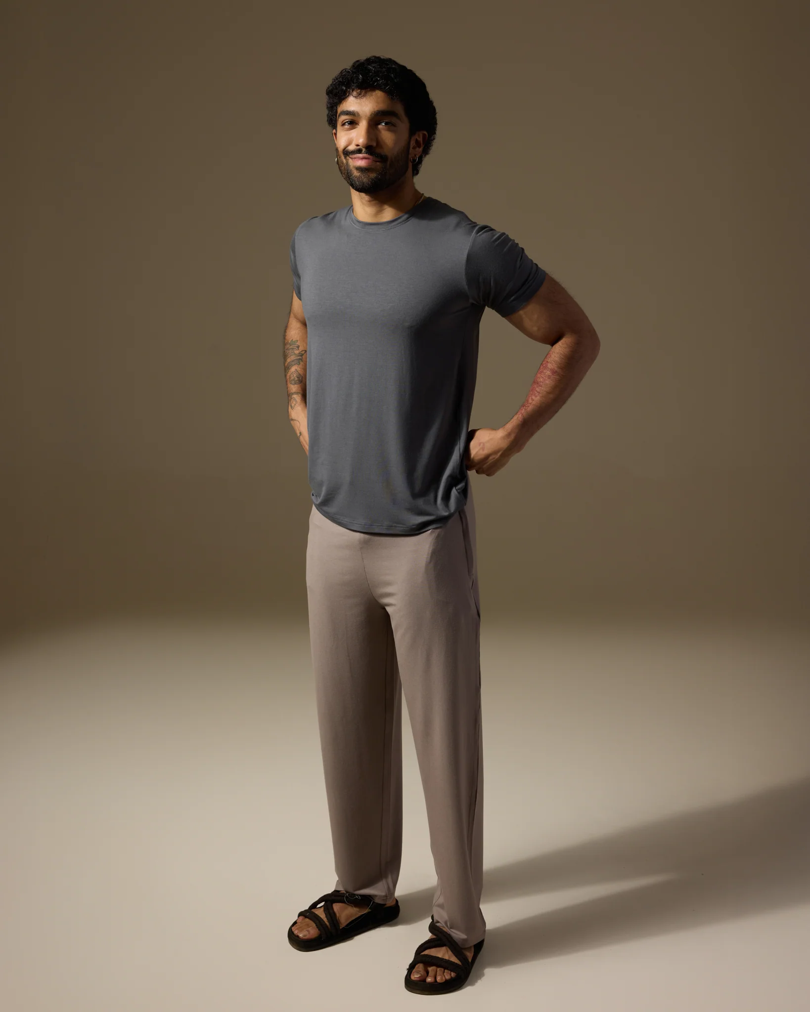 Aero Regular Tee Stone Grey - Image 5