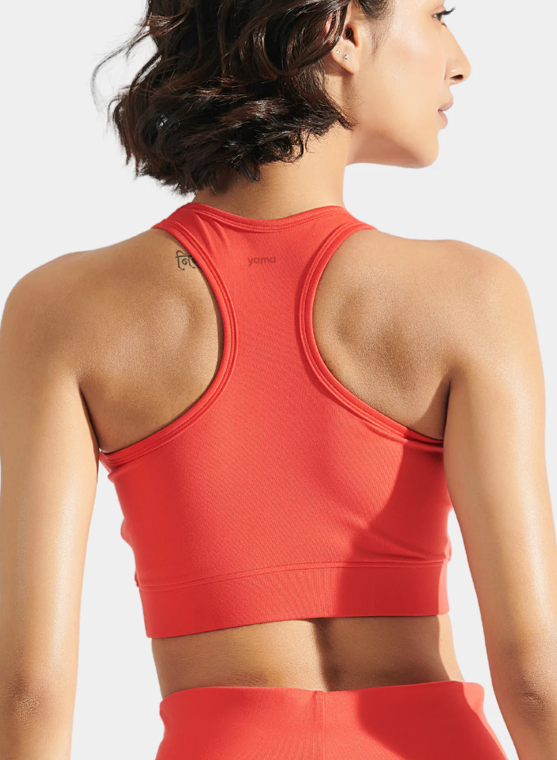 Flo Bike Short and Bra Top Combo Fiery Coral - Image 6